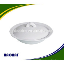 Hot porcelain bowl with lids for restaurant and hotel daily use